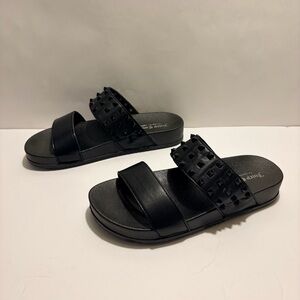 PRICE DROP Juicy Couture Studded Black Slide Sandals
